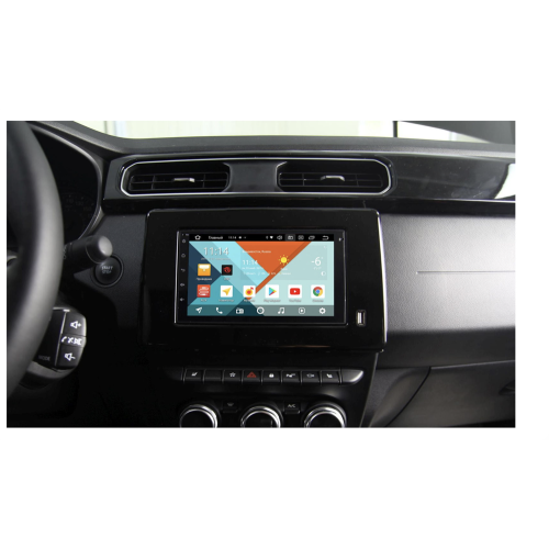 Магнитола в штатное место Renault Arkana I 2019-2024 Wide Media MT7172PK-2/16 (черный глянец)