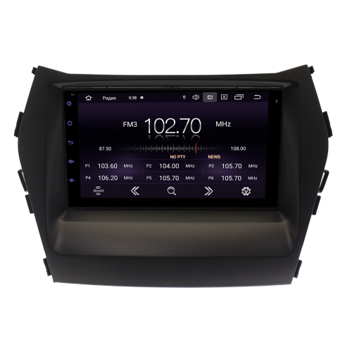 Магнитола в штатное место Hyundai Santa Fe III, IX-45 2012-2020 Wide Media MT7128PK-2/16