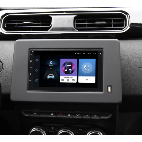Магнитола в штатное место Renault Arkana I 2019-2024 Wide Media LC7173MN-2/32 (софт-тач)