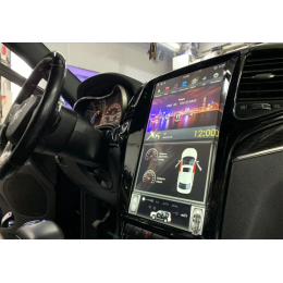 CarMedia ZF-1827B-DSP Tesla-Style для JEEP GRAND CHEROKEE 2010-2013 (Черная) на Android 9.0
