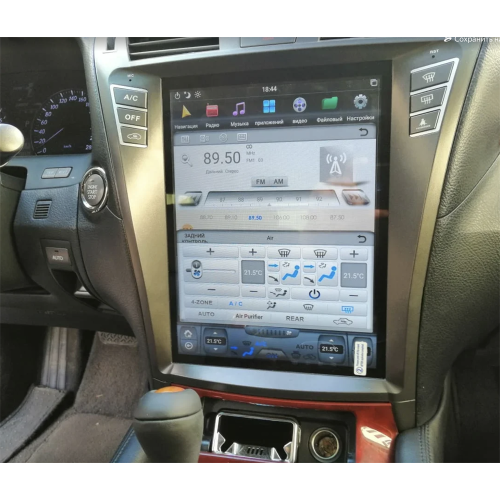 Магнитола Тесла CarMedia ZF-1303H-DSP Tesla-Style для Lexus LS 460 2006-2009 (на комплектации с 4-мя большими кнопками) на Android 9.0