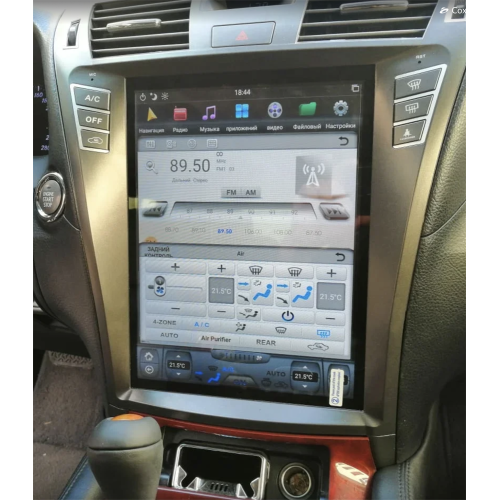 Магнитола Тесла CarMedia ZF-1303H-DSP Tesla-Style для Lexus LS 460 2006-2009 (на комплектации с 4-мя большими кнопками) на Android 9.0