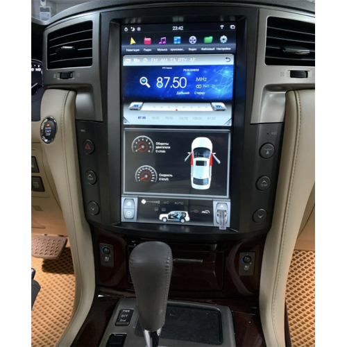 Магнитола Тесла CarMedia ZF-1819-DSP Tesla-Style для Lexus LX 570 (2007-2015) на Android 9.0