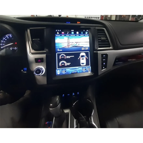 Магнитола Тесла CarMedia ZF-1207-DSP для TOYOTA Highlander (U50) 2014-2019 на Android 9.0