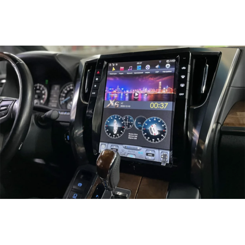 Магнитола Тесла CarMedia ZF-1308H-DSP Tesla-Style для Toyota Alphard 2015-2019 на Android 9.0