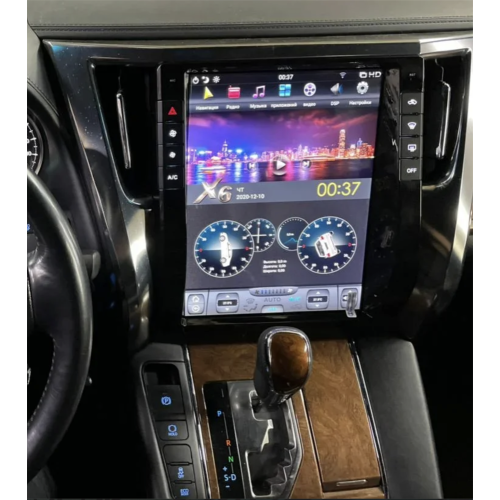 Магнитола Тесла CarMedia ZF-1308H-DSP Tesla-Style для Toyota Alphard 2015-2019 на Android 9.0