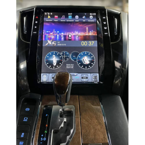 Магнитола Тесла CarMedia ZF-1308H-DSP Tesla-Style для Toyota Alphard 2015-2019 на Android 9.0