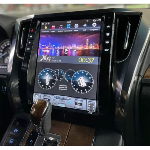 Магнитола Тесла CarMedia ZF-1308L-DSP Tesla-Style для Toyota Alphard 2015-2019 на Android 9.0