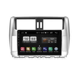 Магнитола FARCAR LX065R (S195) для Toyota Prado 150 2009-2013 серебро на Android 8.1