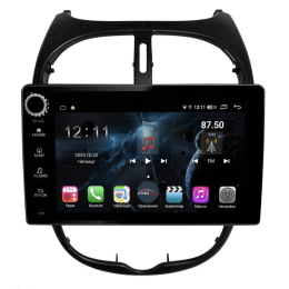 Магнитола Farcar H778RB (S400) для Peugeot 206 1998-2012 на Android 10.0 с кнопками