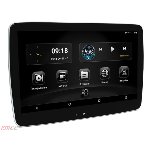 Навесной монитор на подголовник с сенсорным экраном 11,6" на Android AVS1189AN (#01)