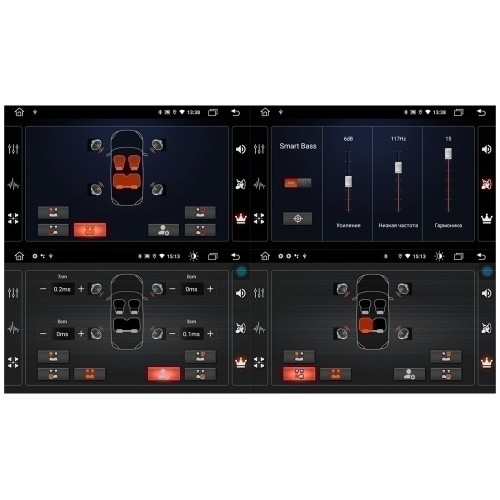 Автомагнитола Redpower 61200 KNOB для Toyota Land Cruiser 200 2007-2015 (глянцевая рамка) на Android 10.0