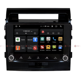 Автомагнитола Redpower 61200 KNOB для Toyota Land Cruiser 200 2007-2015 (глянцевая рамка) на Android 10.0