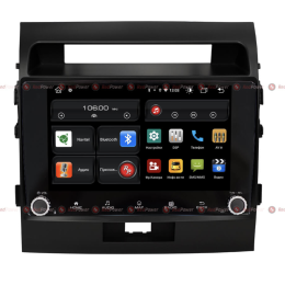 Штатная магнитола Redpower 61200 KNOB для Toyota Land Cruiser 200 2007-2015 (матовая рамка) на Android 10.0