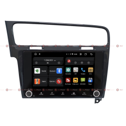 Автомагнитола Redpower 61006 KNOB для Volkswagen Golf 7 2013-2019 (серый глянец) на Android 10.0