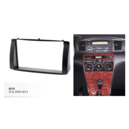 Переходная рамка для BYD F3 2005 - 2013 2 Din  RP-BYF3/Intro RBD-N01