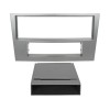 Переходная рамка Incar ROP-N01 для Opel Astra-H 04+ 1DIN silver