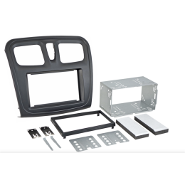 Переходная рамка Incar RFR-N33S для Renault Logan 2013+, Sandero 2012+ 2din (салазки)