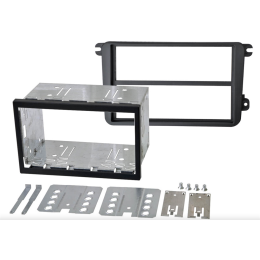 Переходная рамка Incar RVW-N12S для VW Golf 5, Polo new, Amarok, Touran, Jetta, Passat B6,B7, Tiguan 2din (салазки)