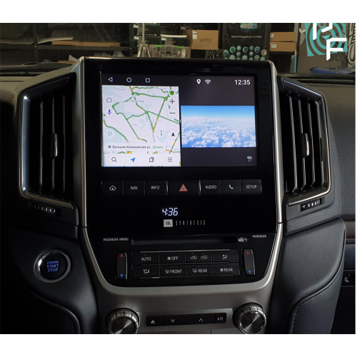 Мультимедийный навигационный блок Parafar для Toyota Land Cruiser 200 (2015+) (4+64Gb) на Android 8.1.0 (PF-TY2001)
