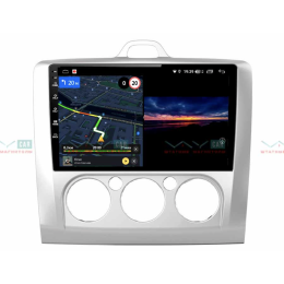 Головное устройство VAYCAR 09V3 3/32 ГБ для FORD Focus II 2005-2011 (Кондиционер) на Android 10.0
