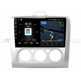 Штатная магнитола VAYCAR 09V4 4/64 ГБ для FORD Focus II 2005-2011 (Кондиционер) на Android 10.0