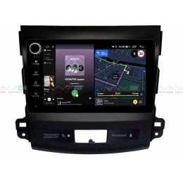 Штатная магнитола VAYCAR 09V4R 4/64 ГБ крутилки для Citroen C-Crosser 2007-2013 на Android 10.0