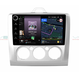 Автомагнитола VAYCAR 09V4R 4/64 ГБ крутилки для FORD Focus II 2005-2011 (Кондиционер) на Android 10.0