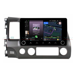 Автомагнитола VAYCAR 10V4R 4/64 ГБ крутилки для Honda Civic 8 (VIII) 2006-2012 на Android 10.0
