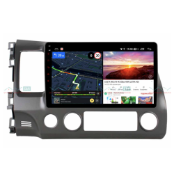 Штатная магнитола VAYCAR 10V6 6/128 ГБ для Honda Civic 8 (VIII) 2006-2012 на Android 10.0