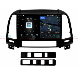 Штатная магнитола VAYCAR 09V4 4/64 ГБ для Hyundai Santa Fe III 2005-2012 на Android 10.0