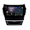 Штатная магнитола VAYCAR 09V4R 4/64 ГБ крутилки для Hyundai Santa Fe III 2012-2019 на Android 10.0