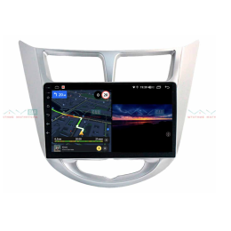 Штатная магнитола VAYCAR 09V3 3/32 ГБ для Hyundai Solaris I 2011-2017 на Android 10.0