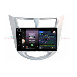 Штатная магнитола VAYCAR 09V4R 4/64 ГБ крутилки для Hyundai Solaris I 2011-2017 на Android 10.0