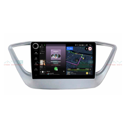 Штатная магнитола VAYCAR 09V4R 4/64 ГБ крутилки для Hyundai Solaris II 2017-2020 на Android 10.0