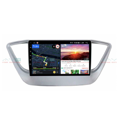 Штатная магнитола VAYCAR 09V6 6/128 ГБ для Hyundai Solaris II 2017-2020 на Android 10.0
