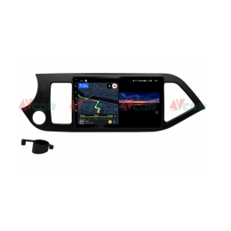 Штатная магнитола VAYCAR 09V3 3/32 ГБ для Kia Picanto II 2011-2016 на Android 10.0