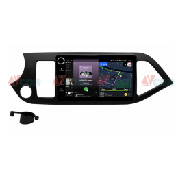 Штатная магнитола VAYCAR 09V4R 4/64 ГБ крутилки для Kia Picanto II 2011-2016 на Android 10.0