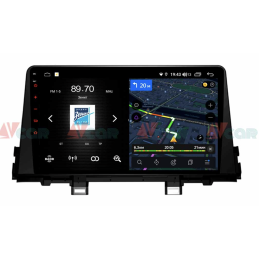 Штатная магнитола VAYCAR 09V4D 4/64 ГБ 1DIN для Kia Picanto III 2017-2022 на Android 10.0