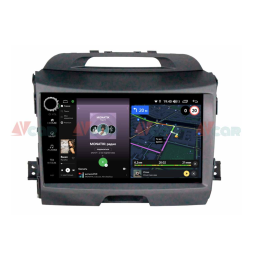 Штатная магнитола VAYCAR 09V4R 4/64 ГБ крутилки для KIA Sportage III 2010-2016 на Android 10.0