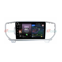 Штатная магнитола VAYCAR 09V4R 4/64 ГБ крутилки для KIA Sportage IV 2016-2018 на Android 10.0