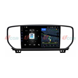 Штатная магнитола VAYCAR 09V4 4/64 ГБ для KIA Sportage IV 2018-2022 на Android 10.0
