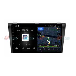 Штатная магнитола VAYCAR 09V4 4/64 ГБ для Mazda 3 2003 - 2009 на Android 10.0