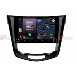 Штатная магнитола VAYCAR 10V4R 4/64 ГБ крутилки для Nissan Qashqai II, X-Trail III 2014-2019 на Android 10.0