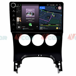 Штатная магнитола VAYCAR 09V4R 4/64 ГБ крутилки для Peugeot 3008 I, 5008 I 2009-2016 на Android 10.0