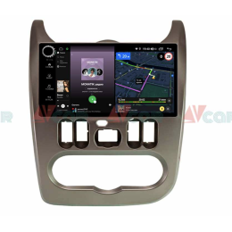 Штатная магнитола VAYCAR 09V4R 4/64 ГБ крутилки для Renault Logan 2010-2013, Sandero I 2009-2014 на Android 10.0