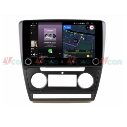 Штатная магнитола VAYCAR 10V4R 4/64 ГБ крутилки для Skoda Octavia II (A5) 2004-2013 на Android 10.0