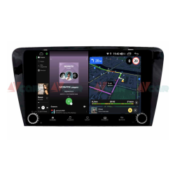 Штатная магнитола VAYCAR 10V4R 4/64 ГБ крутилки для Skoda Octavia III (A7) 2013-2018 на Android 10.0