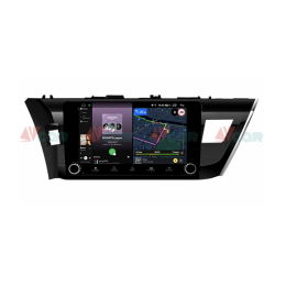 Штатная магнитола VAYCAR 10V4R 4/64 ГБ крутилки для Toyota Corolla XI 2013-2015 на Android 10.0