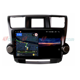 Штатная магнитола VAYCAR 10V3 3/32 ГБ для Toyota Highlander (U40) 2007-2013 на Android 10.0